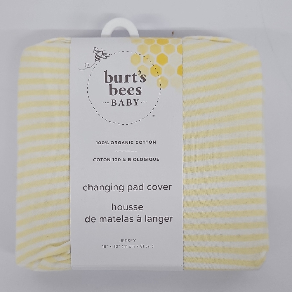 Burt's Bees Baby Yellow Changing Pad Cover
